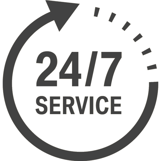 24/7 service